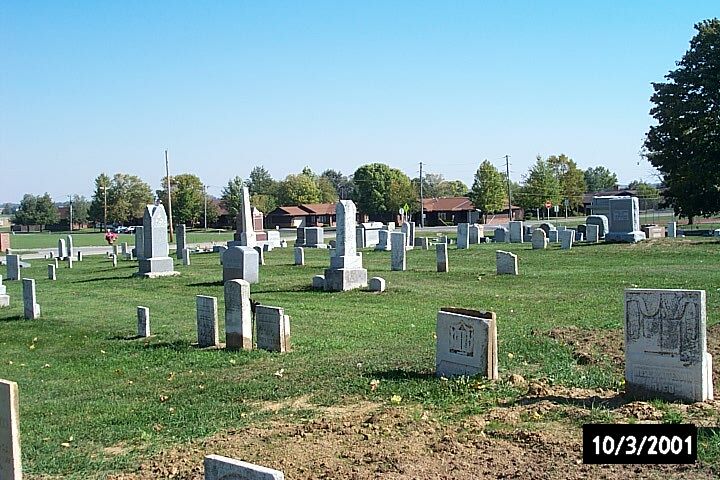 old part of Mt. Pulaski Cemetery