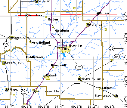 modern Logan County map