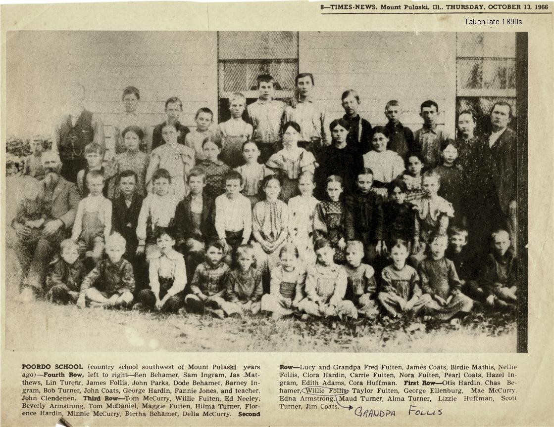 Poordo School 1890s